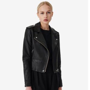 IRO Black Ashville Leather Jacket